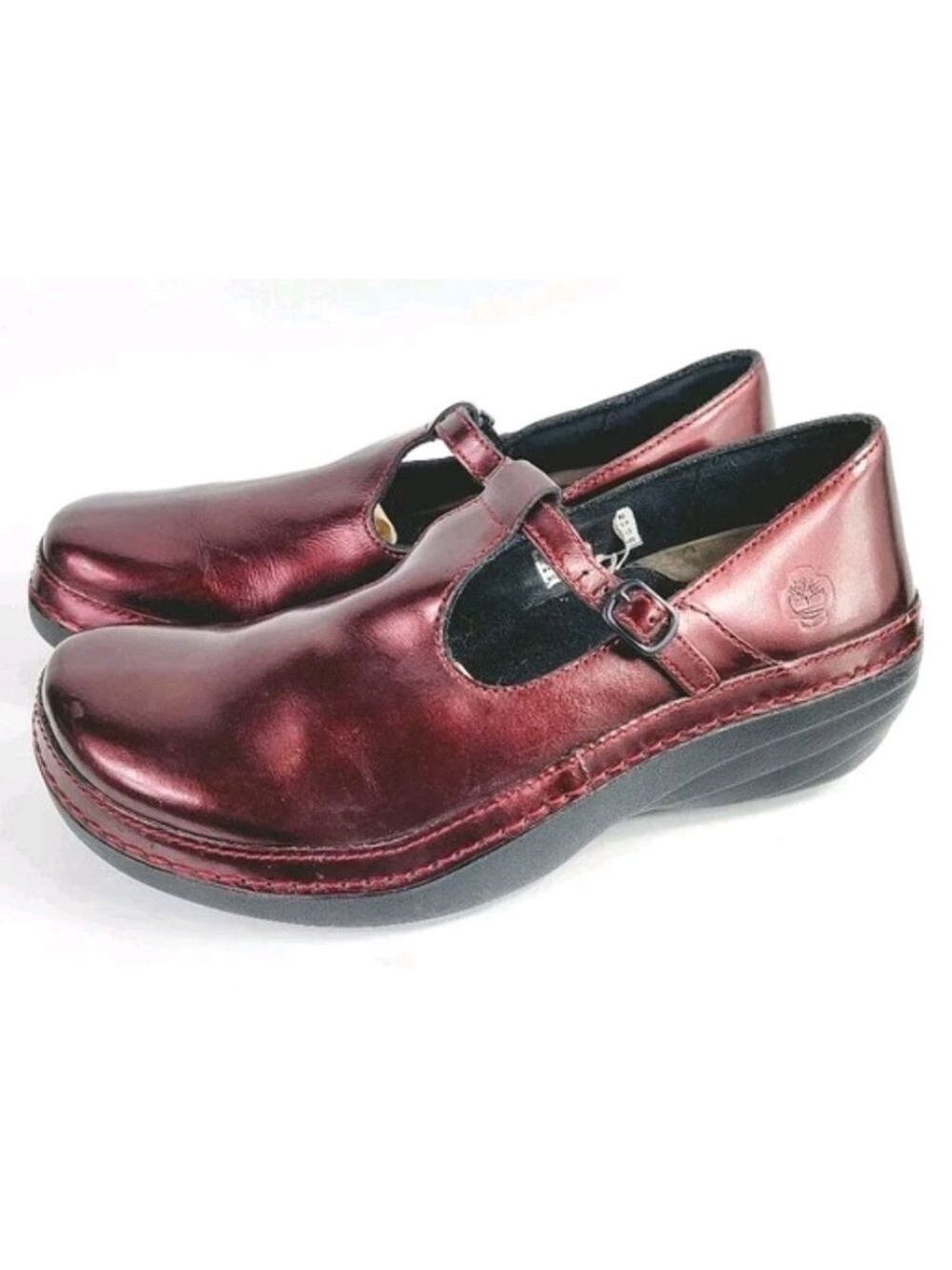 Timberland PRO Renova Red Metallic Mary Janes Size 8M